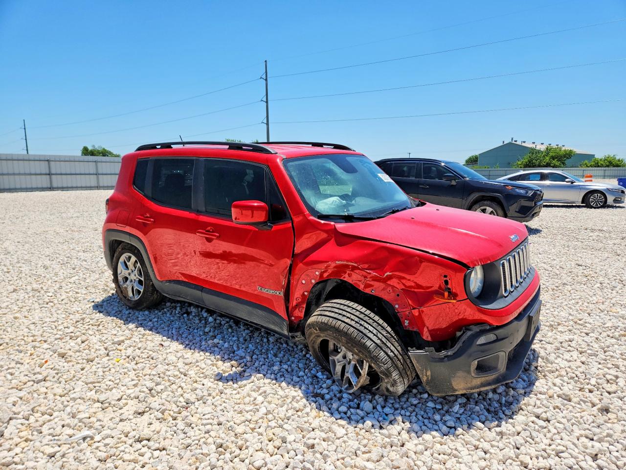 2015 Jeep Renegade Latitude Red vin: ZACCJABT5FPC28019