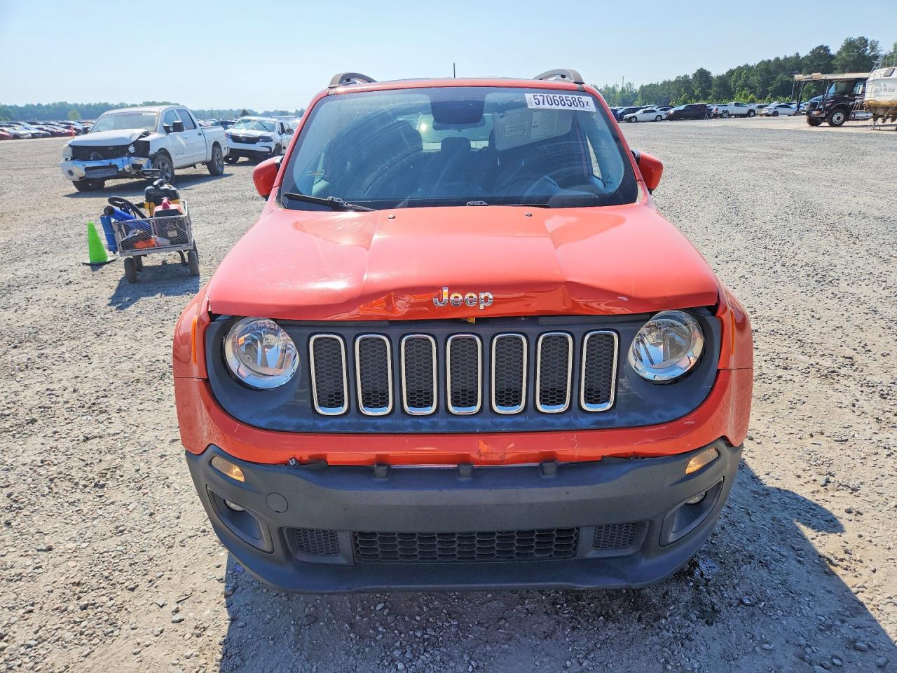 2015 Jeep Renegade Latitude Оранжевый vin: ZACCJABT5FPC29588