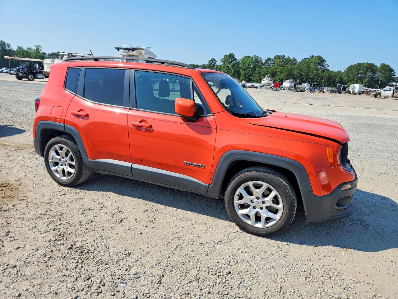 2015 Jeep Renegade Latitude Оранжевый vin: ZACCJABT5FPC29588