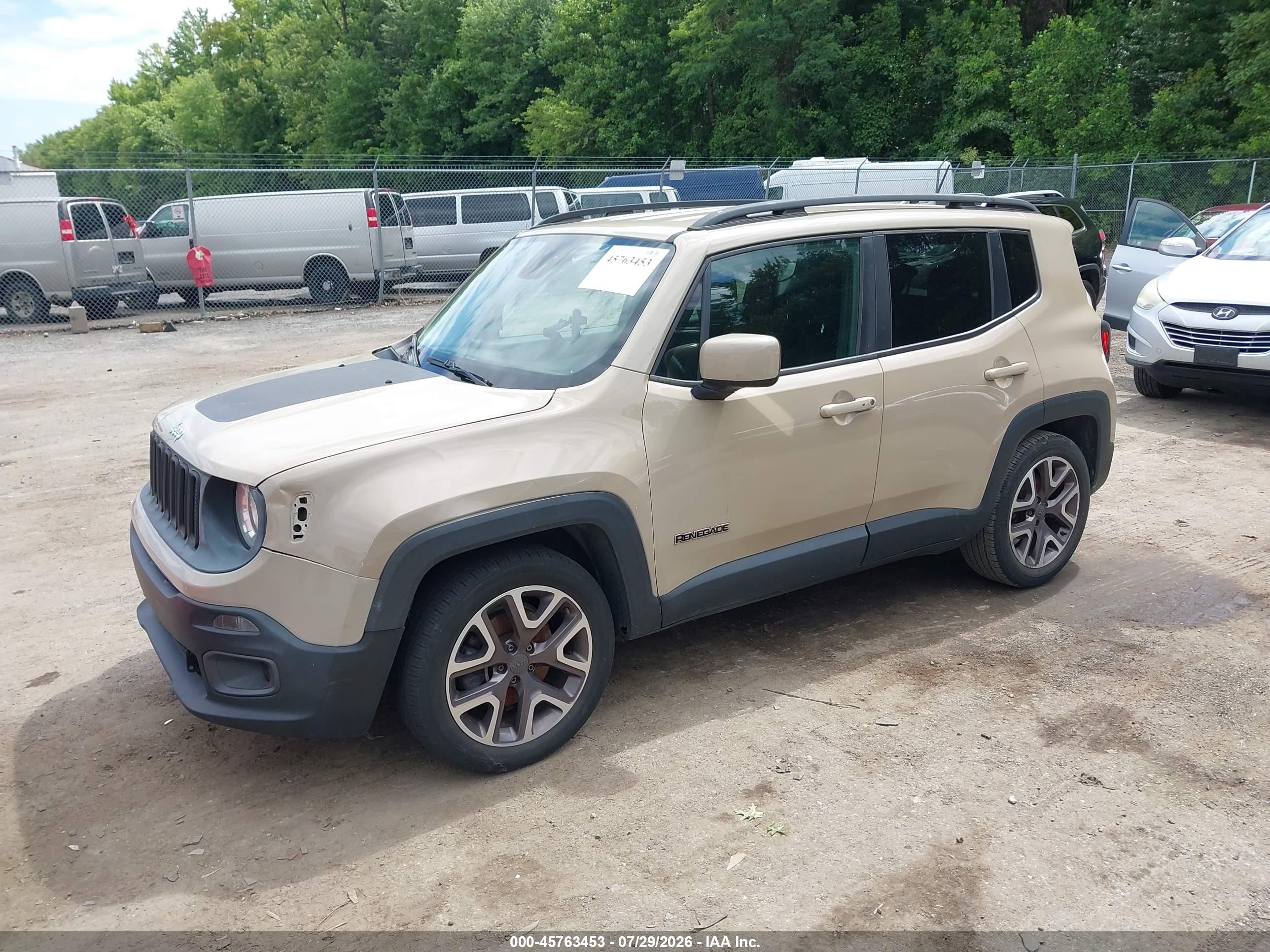 2015 Jeep Renegade Latitude Tan vin: ZACCJABT6FPB31914