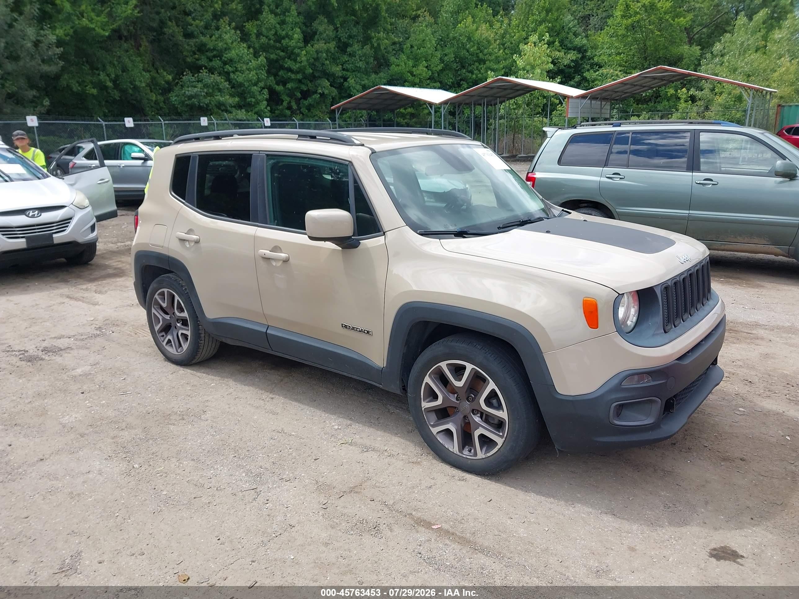 2015 Jeep Renegade Latitude Tan vin: ZACCJABT6FPB31914