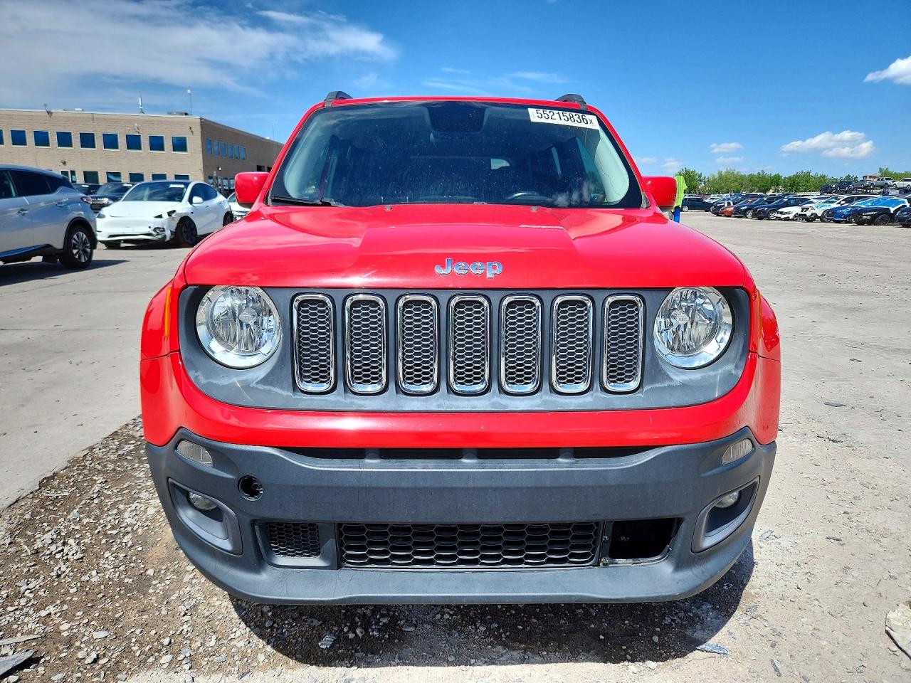 2015 Jeep Renegade Latitude Red vin: ZACCJABT7FPB26611