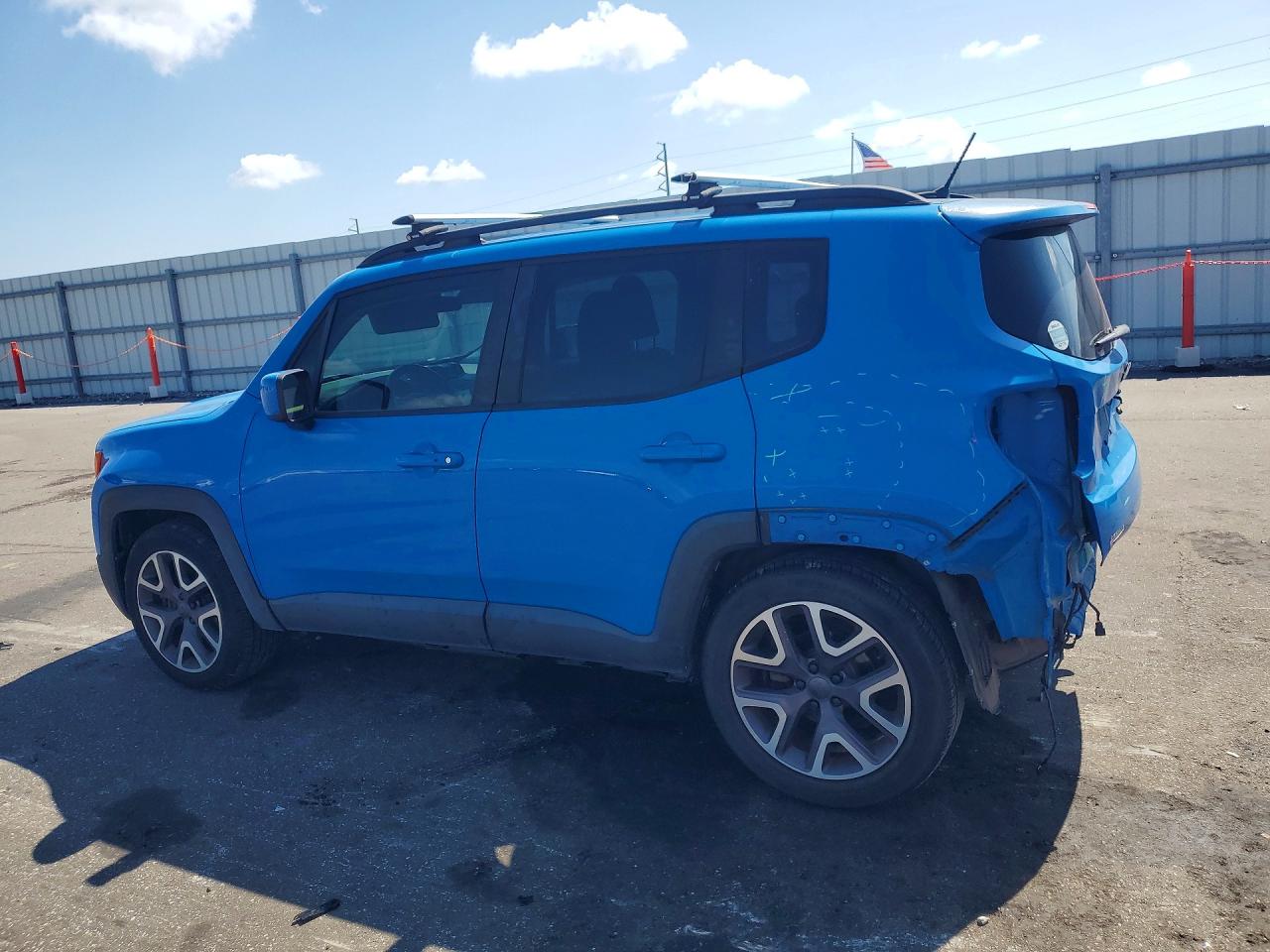 2015 Jeep Renegade Latitude Синий vin: ZACCJABT7FPC22089