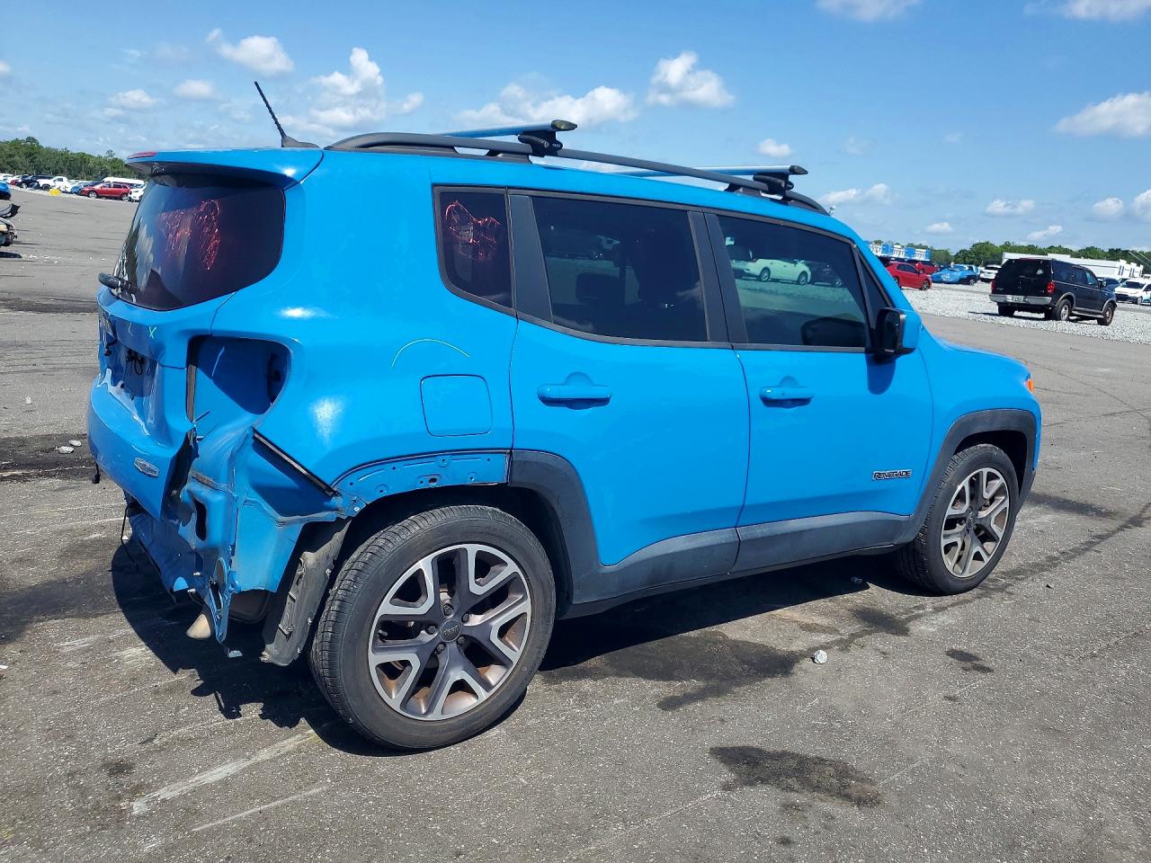 2015 Jeep Renegade Latitude Синий vin: ZACCJABT7FPC22089