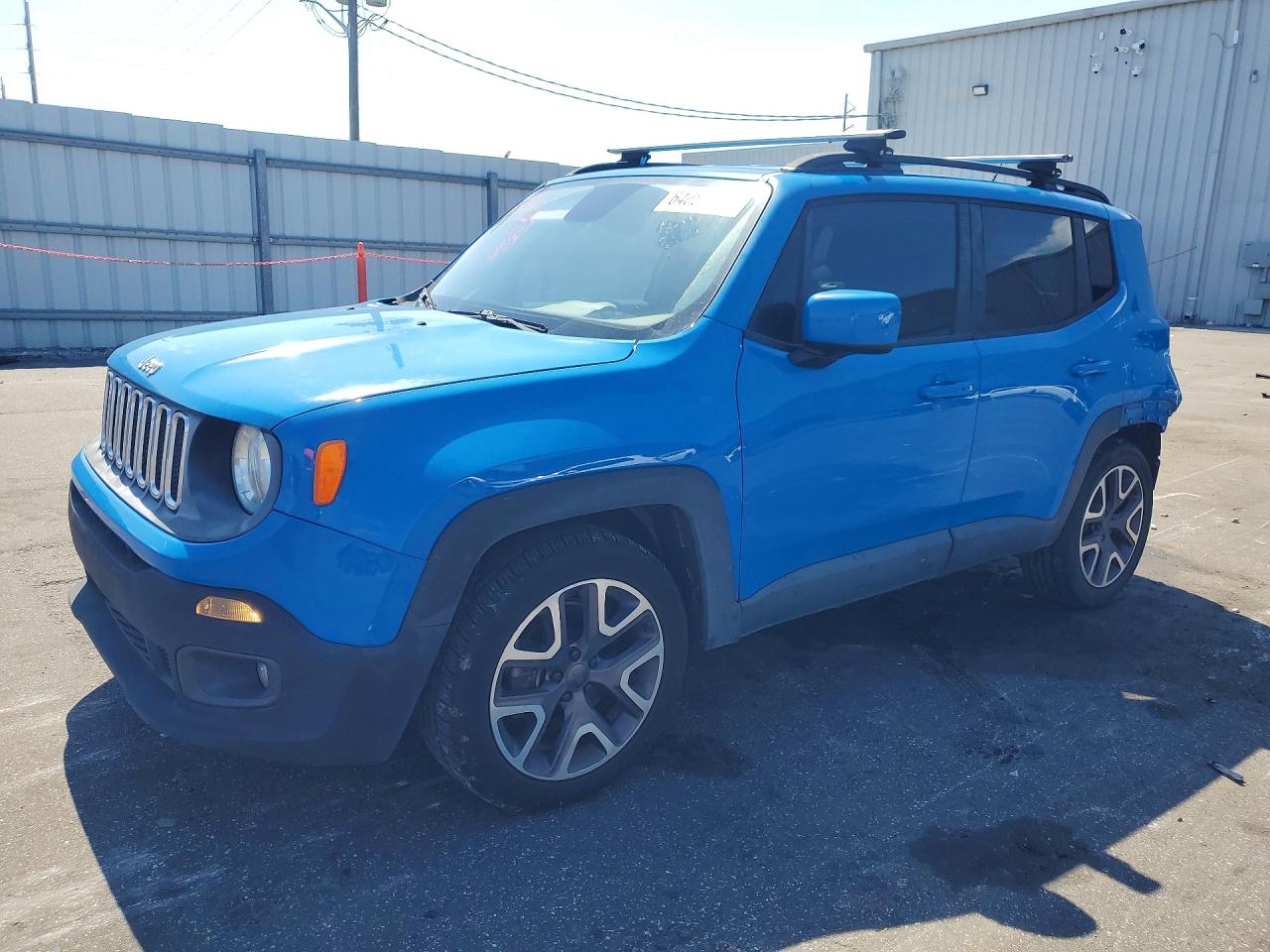 2015 Jeep Renegade Latitude Синий vin: ZACCJABT7FPC22089
