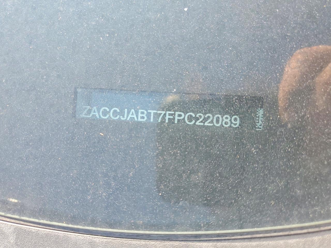 2015 Jeep Renegade Latitude Синий vin: ZACCJABT7FPC22089