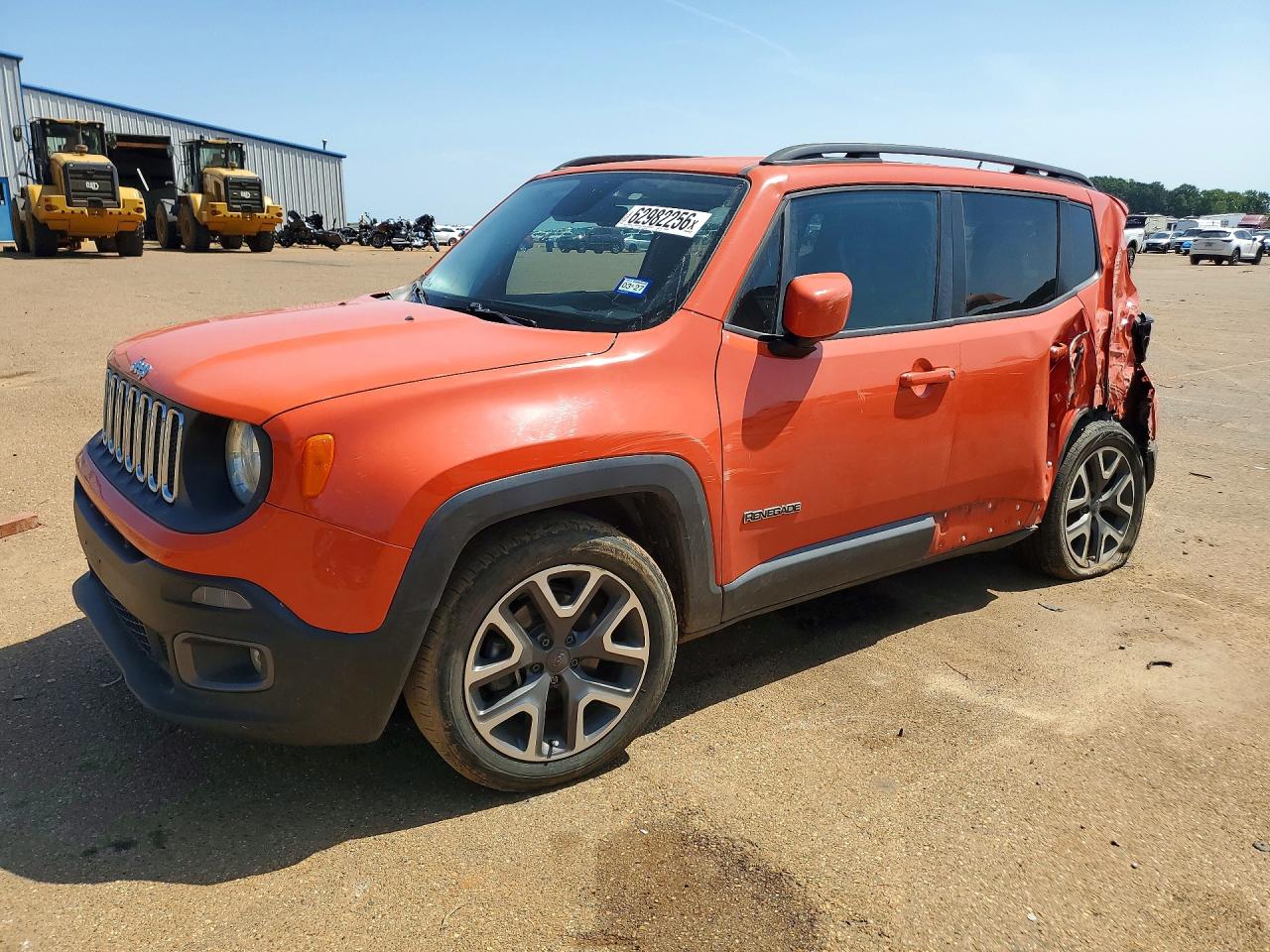 2015 Jeep Renegade Latitude Orange vin: ZACCJABT7FPC25011