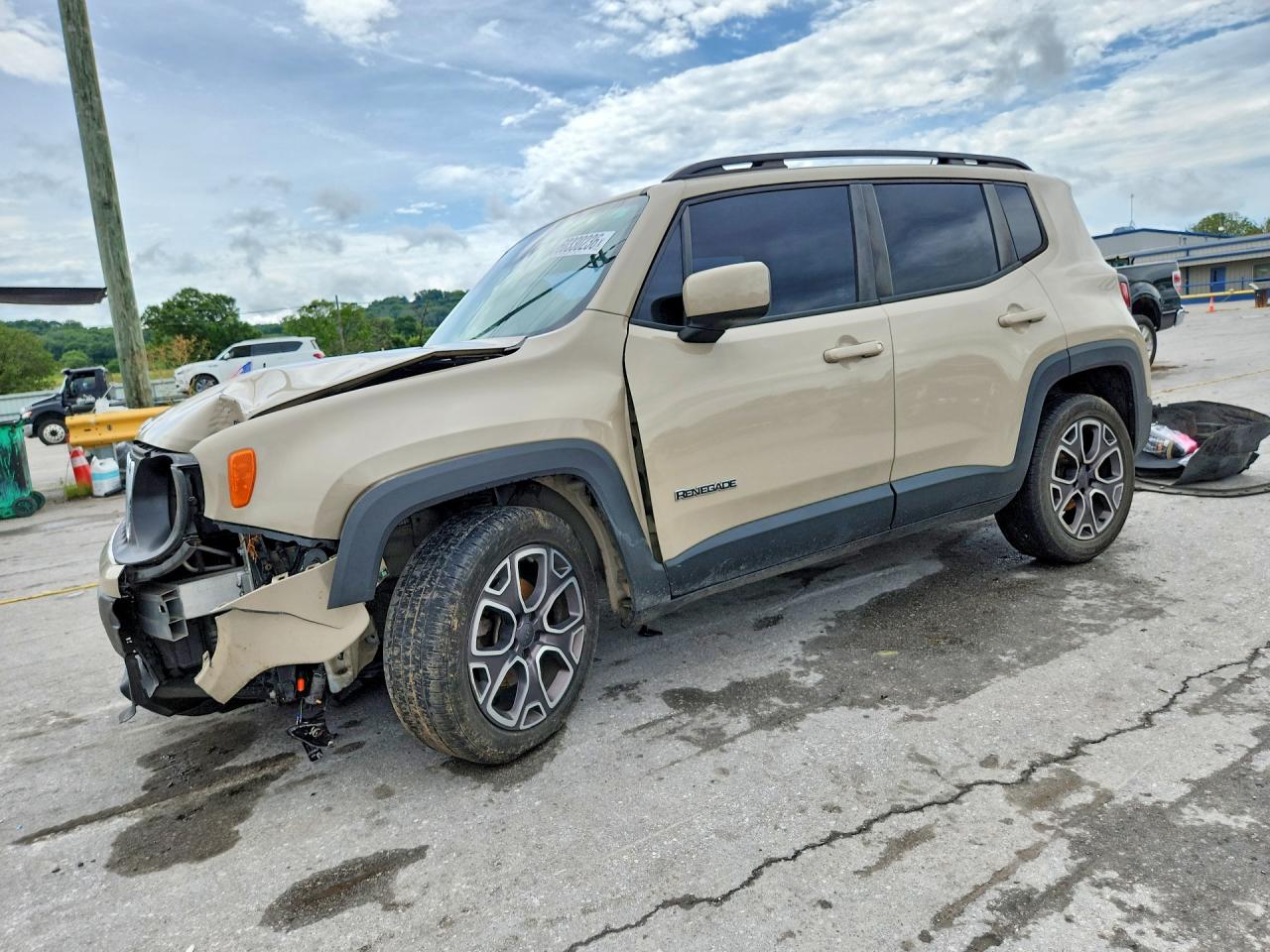 2015 Jeep Renegade Latitude Tan vin: ZACCJABTXFPB35268