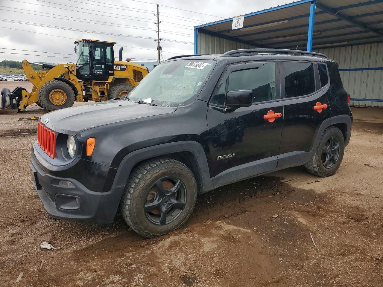 2016 Jeep Renegade Latitude Черный vin: ZACCJABW9GPC42145