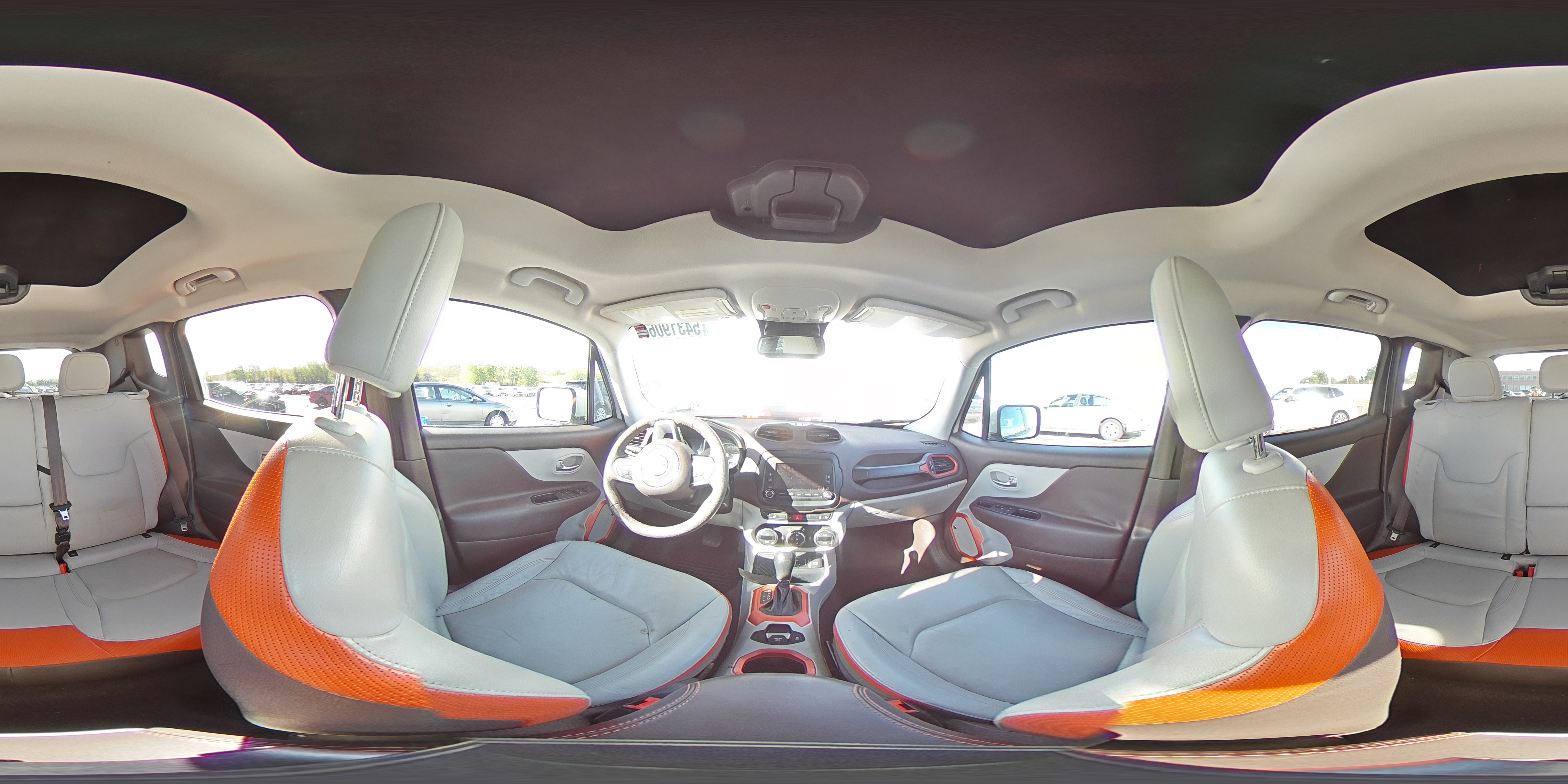 2017 Jeep Renegade Limited White vin: ZACCJADB5HPF13472