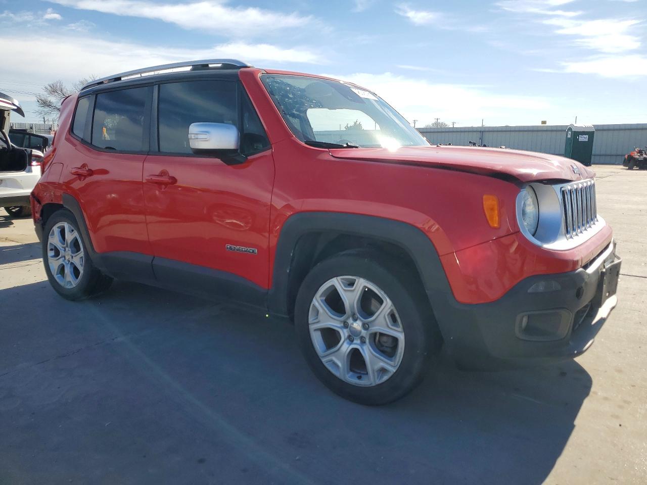 2018 Jeep Renegade Limited Red vin: ZACCJADB6JPG97276