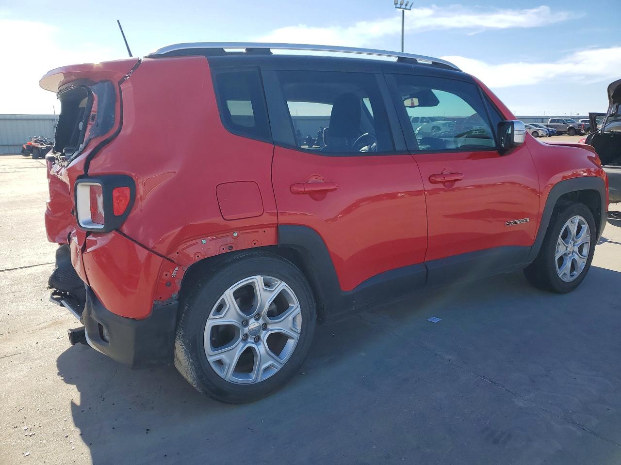 2018 Jeep Renegade Limited Red vin: ZACCJADB6JPG97276