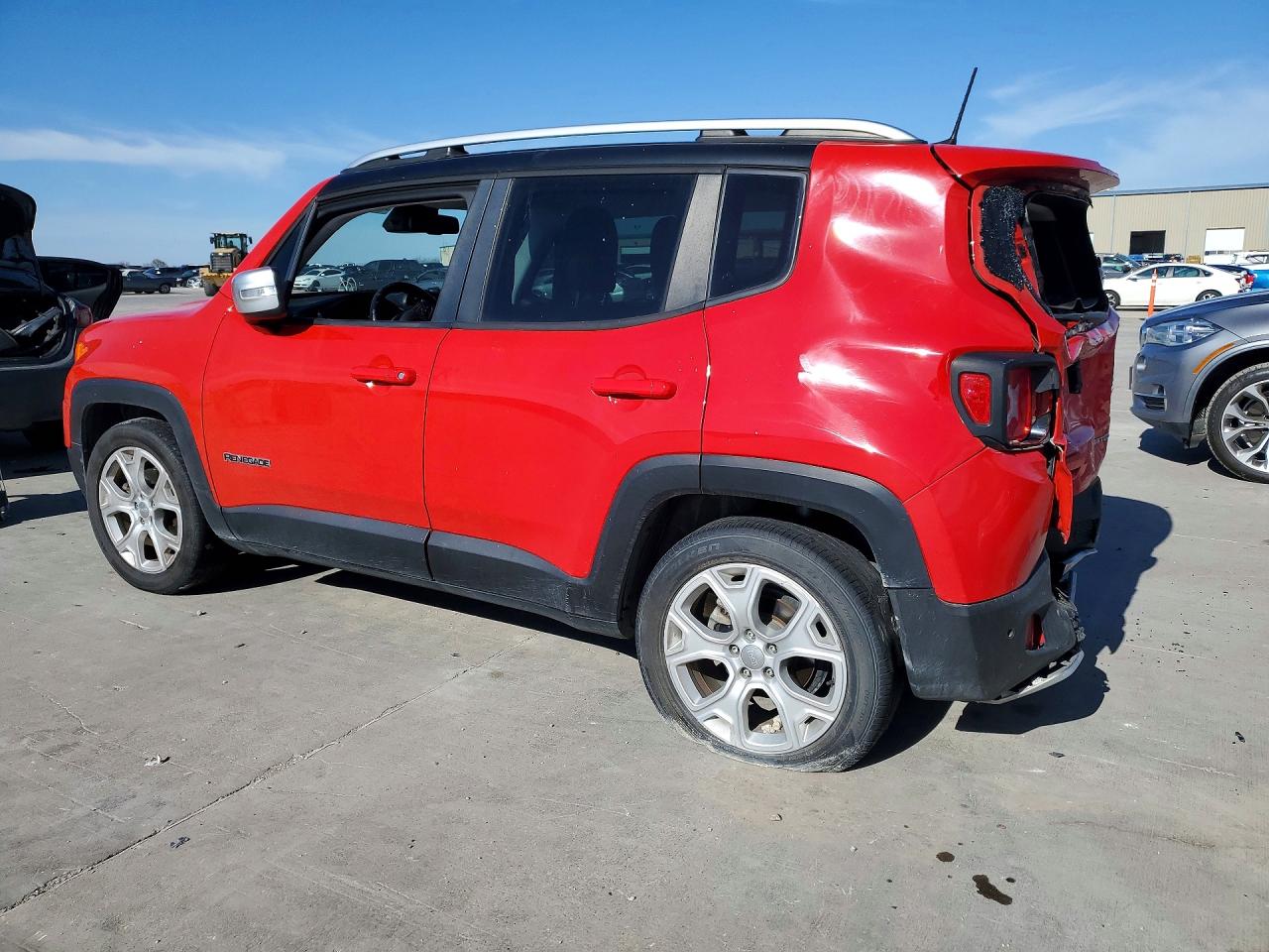 2018 Jeep Renegade Limited Red vin: ZACCJADB6JPG97276