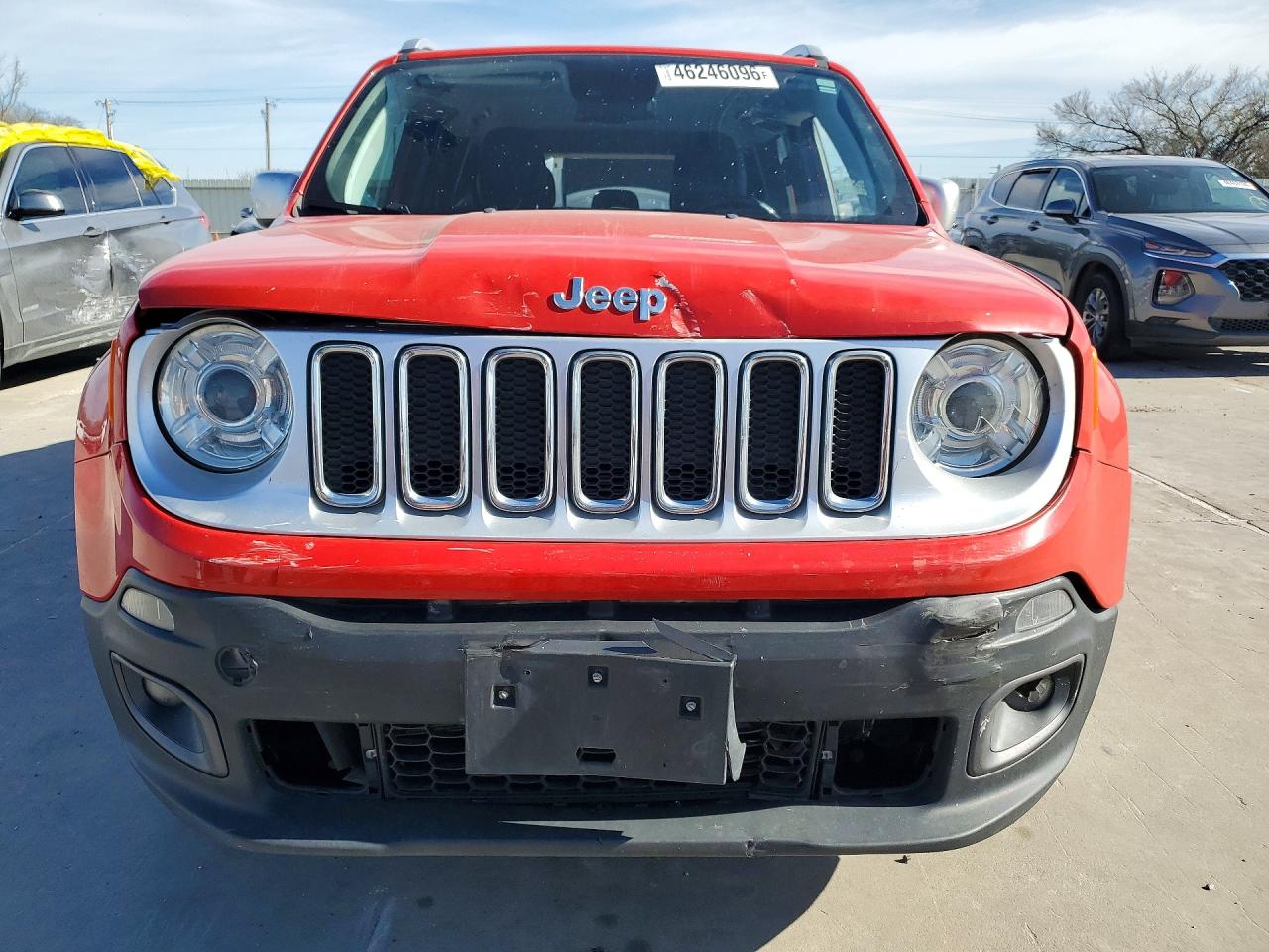 2018 Jeep Renegade Limited Red vin: ZACCJADB6JPG97276