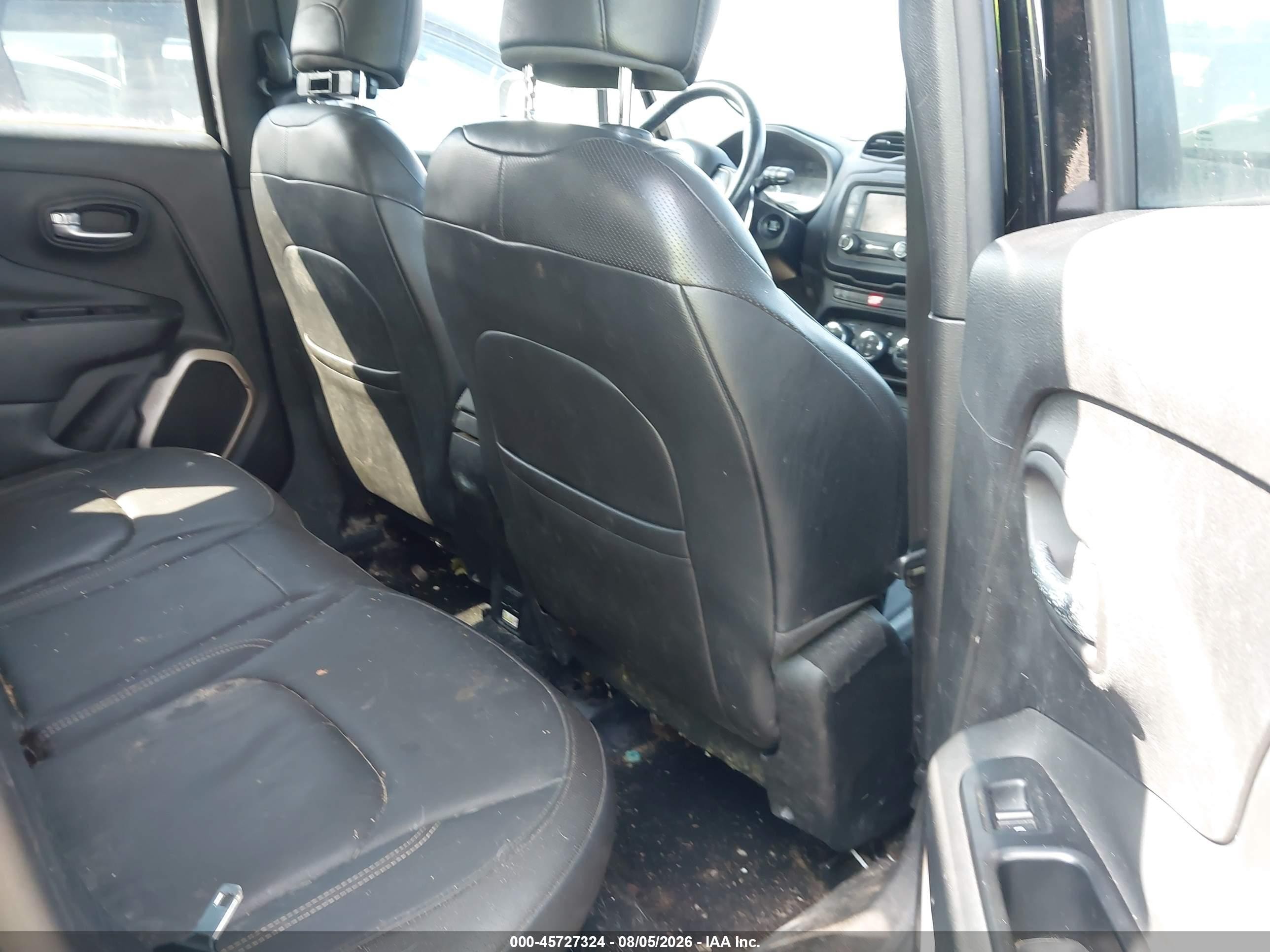 2015 Jeep Renegade Limited Black vin: ZACCJADT0FPB76078
