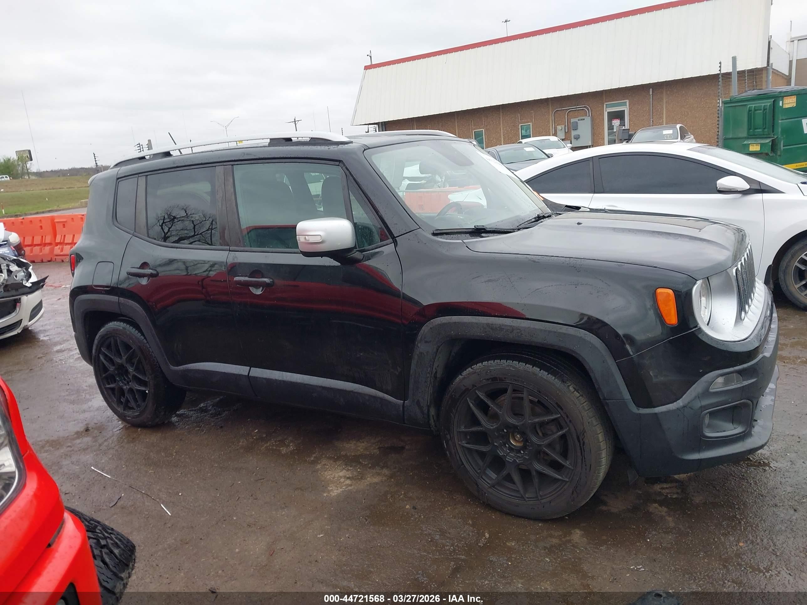 2015 Jeep Renegade Limited Black vin: ZACCJADT4FPC14738