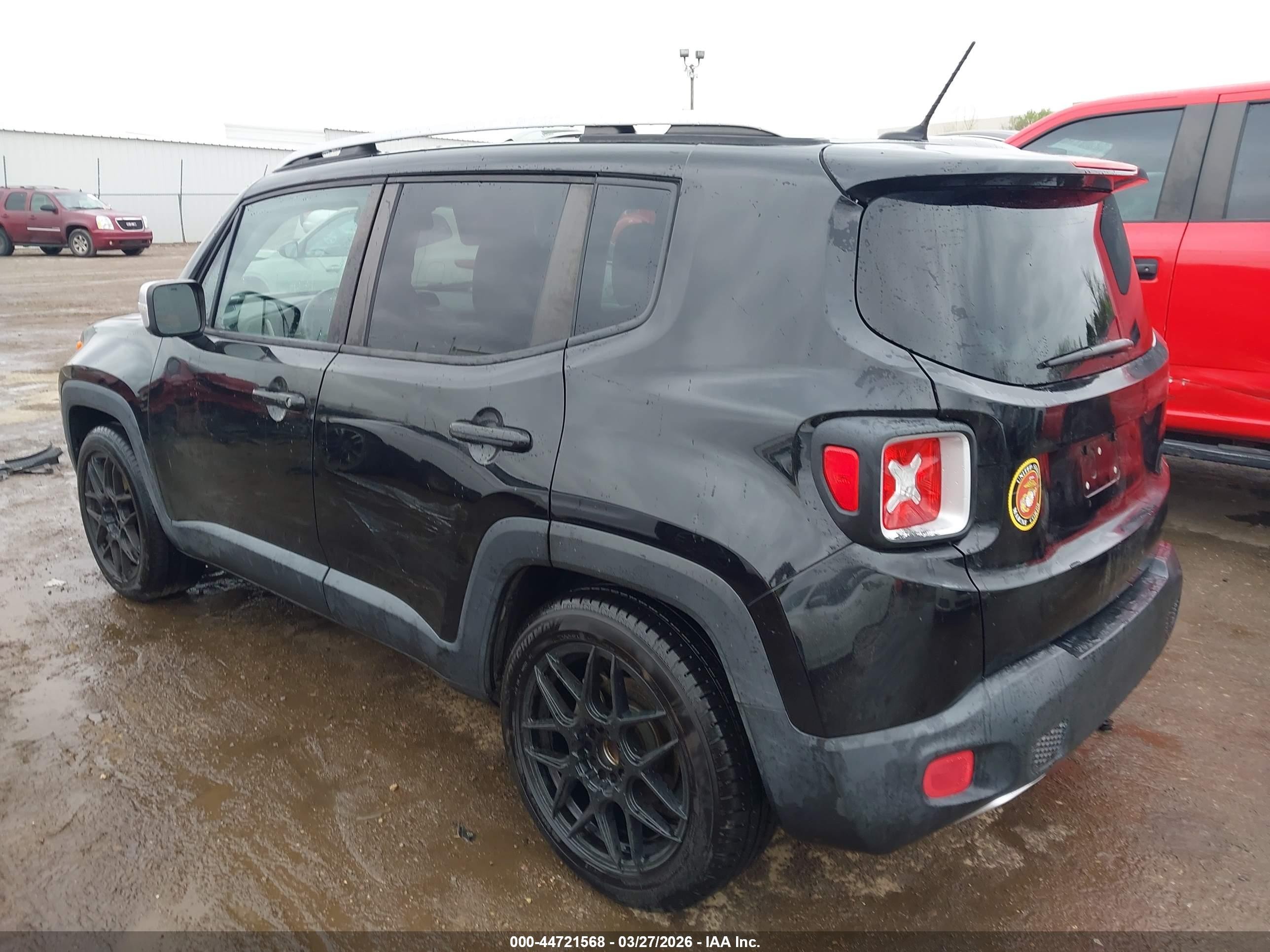 2015 Jeep Renegade Limited Black vin: ZACCJADT4FPC14738