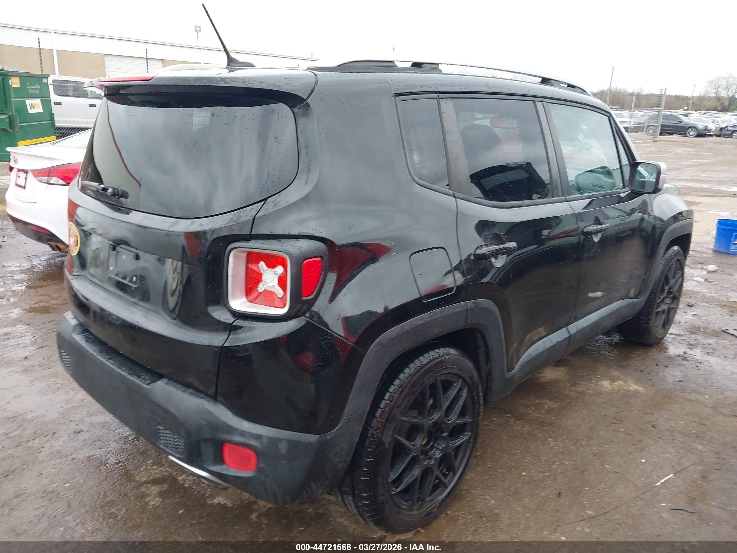 2015 Jeep Renegade Limited Black vin: ZACCJADT4FPC14738