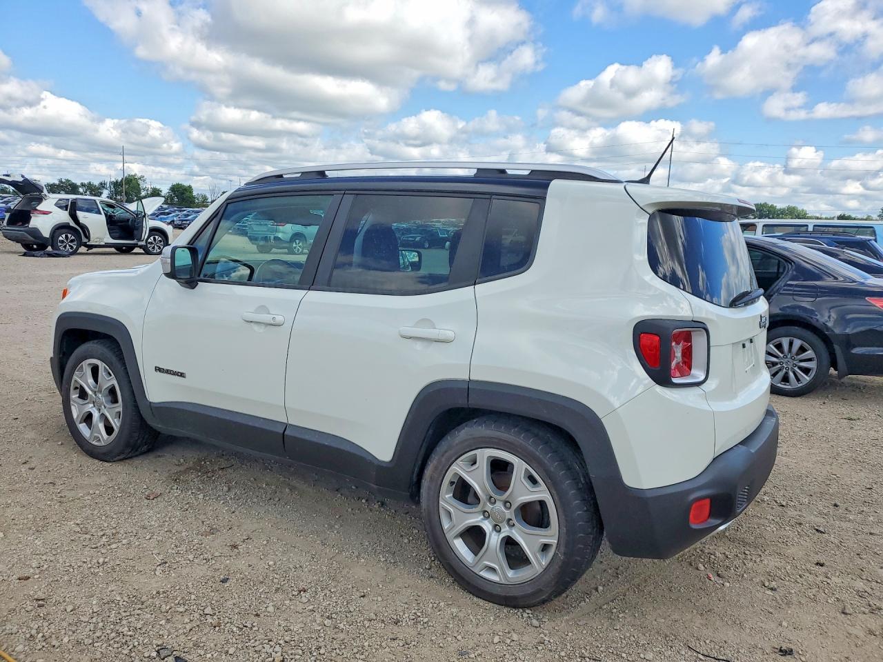 2015 Jeep Renegade Limited White vin: ZACCJADT4FPC20586