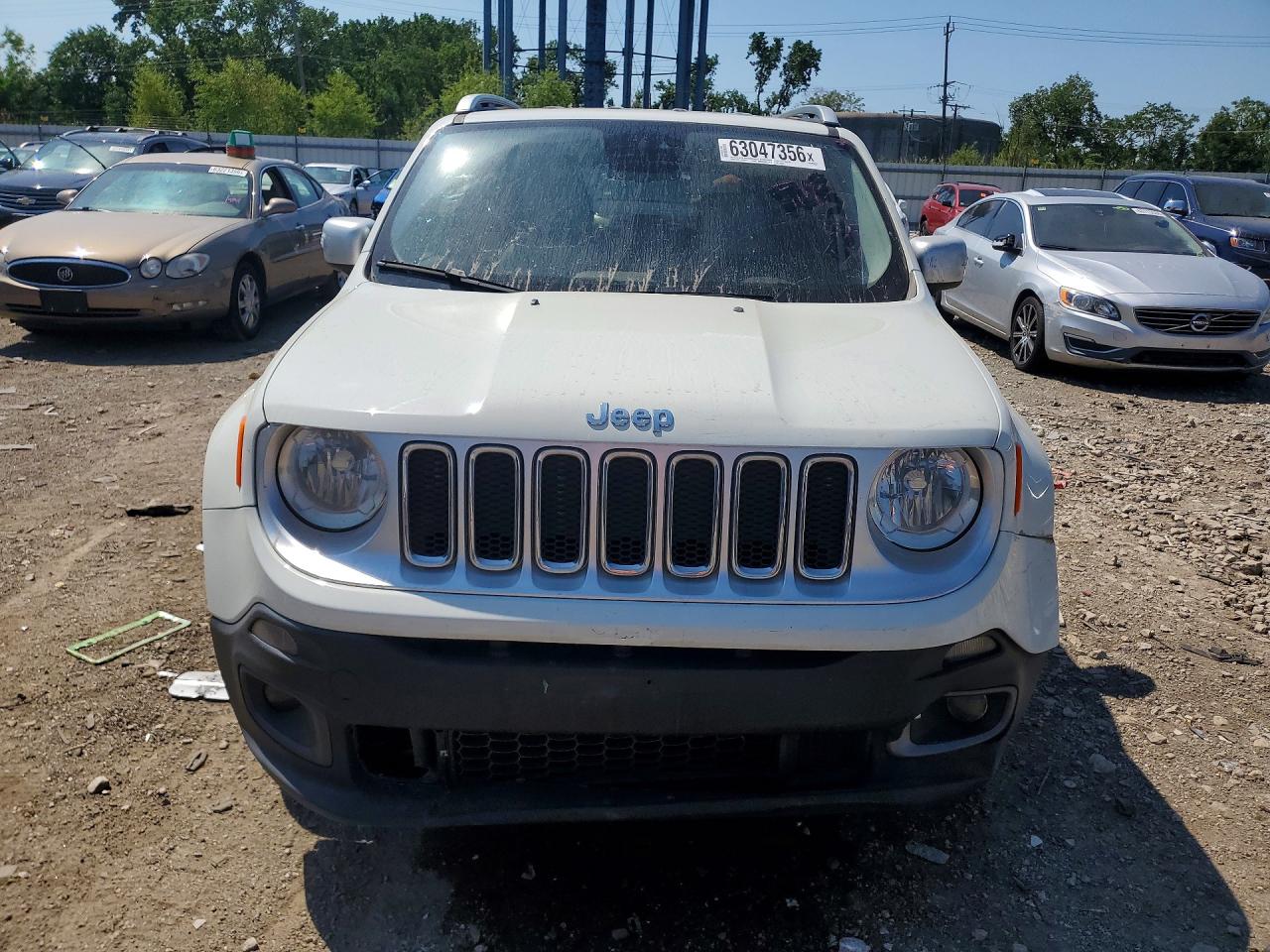 2016 Jeep Renegade Limited White vin: ZACCJADT4GPC63861