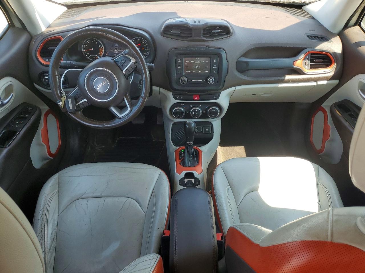 2016 Jeep Renegade Limited White vin: ZACCJADT4GPC63861