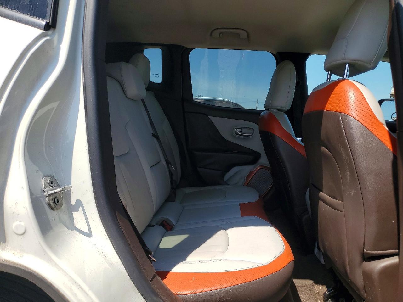 2016 Jeep Renegade Limited White vin: ZACCJADT4GPC63861