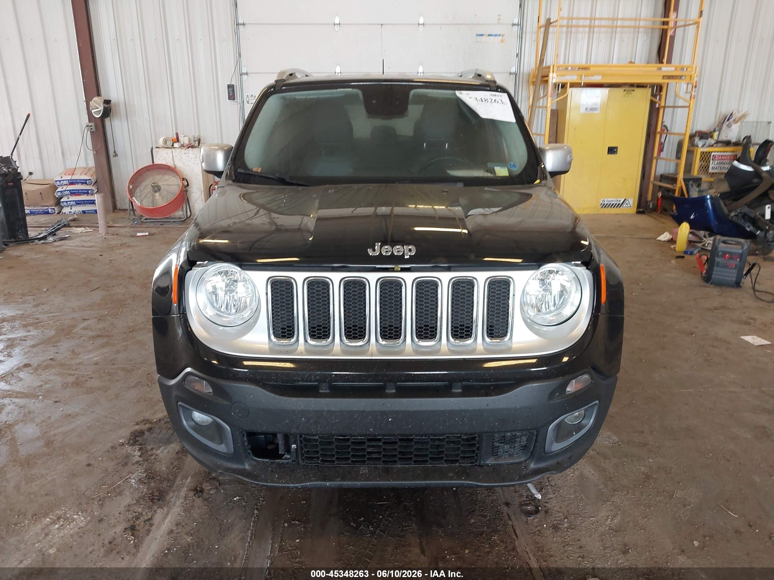 2015 Jeep Renegade Limited Black vin: ZACCJADT5FPB24742