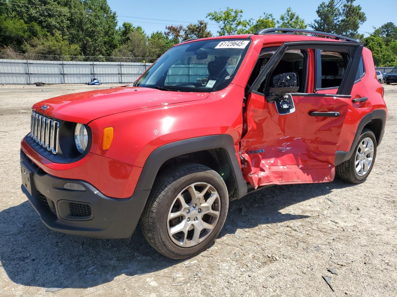 2018 Jeep Renegade Sport Red vin: ZACCJBAB1JPJ41111