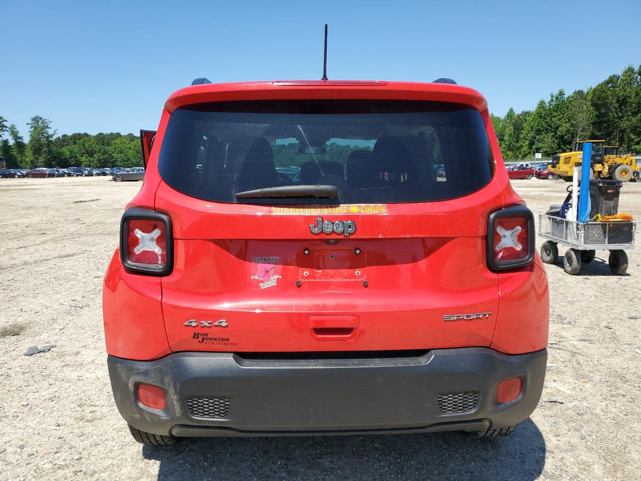 2018 Jeep Renegade Sport Red vin: ZACCJBAB1JPJ41111