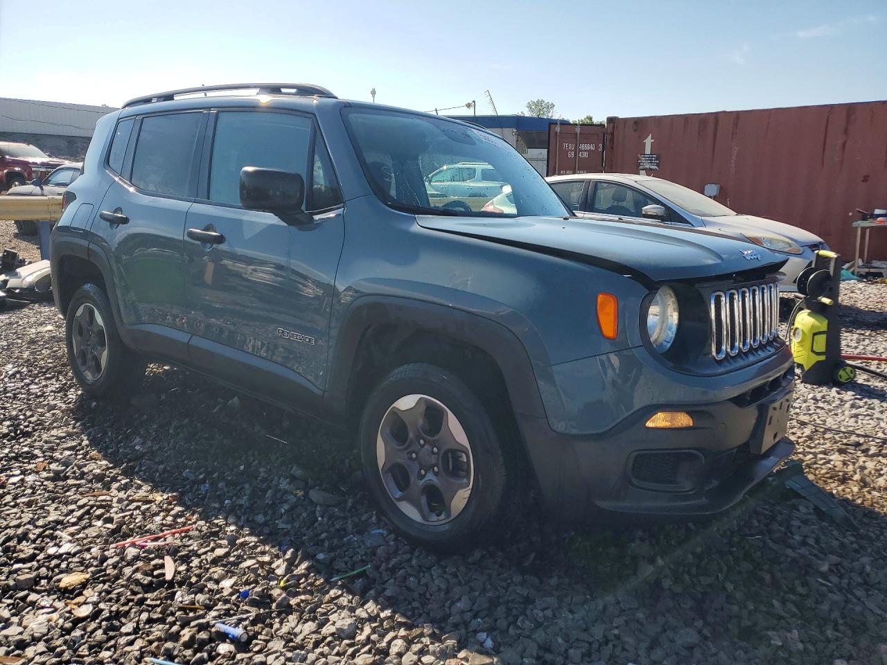 2017 Jeep Renegade Sport Turquoise vin: ZACCJBAB3HPE68820