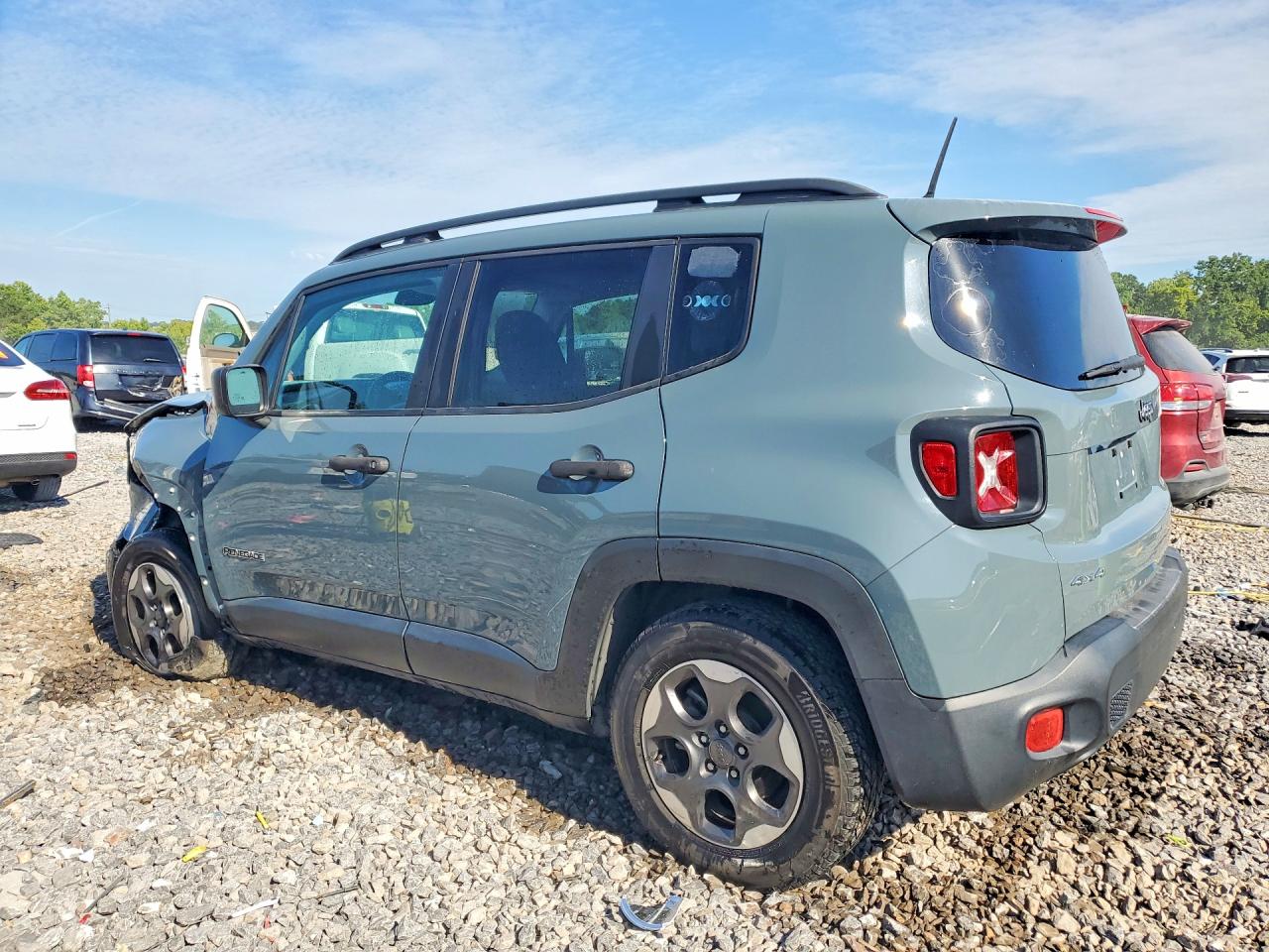 2017 Jeep Renegade Sport Turquoise vin: ZACCJBAB3HPE68820