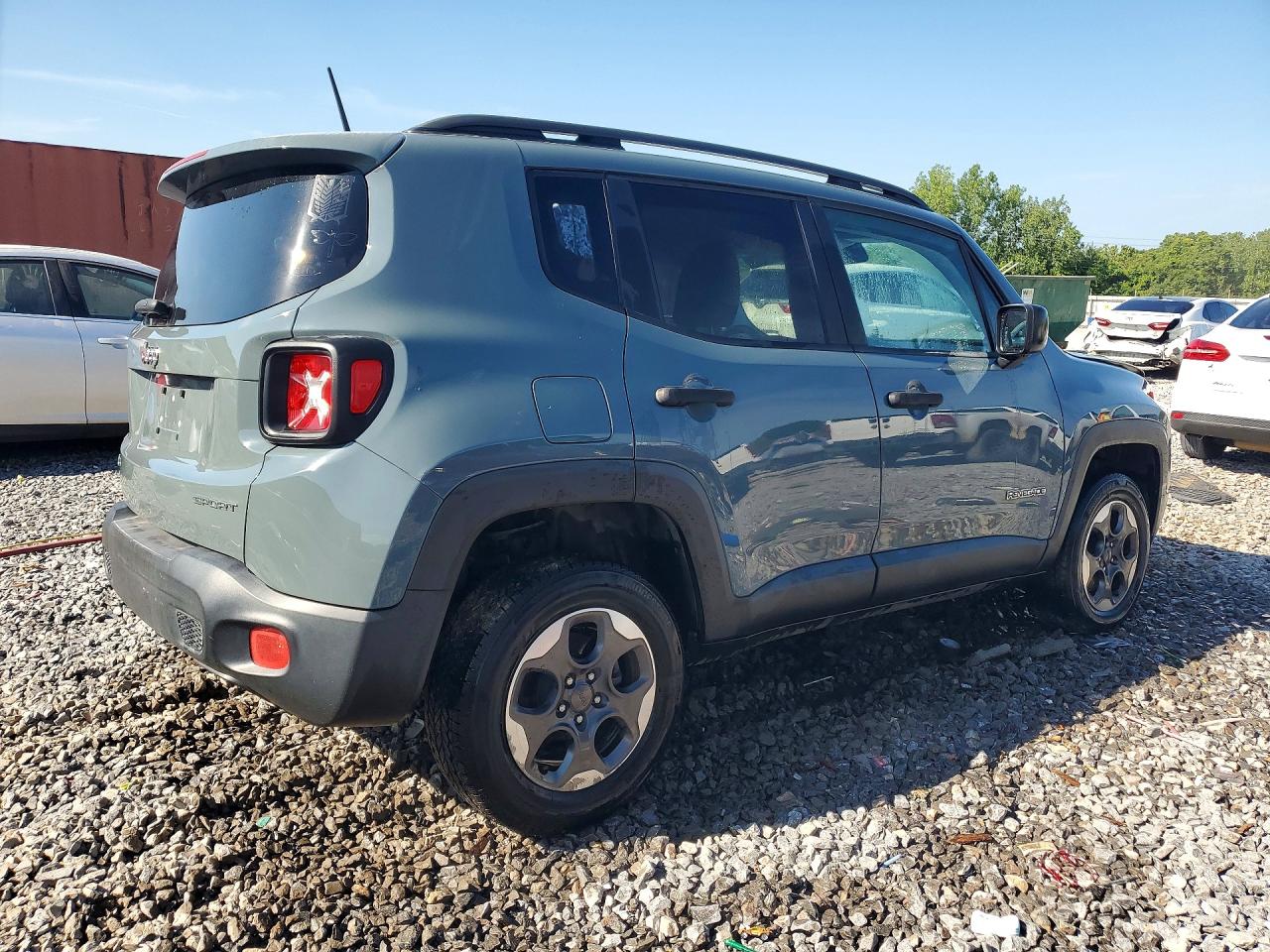 2017 Jeep Renegade Sport Turquoise vin: ZACCJBAB3HPE68820