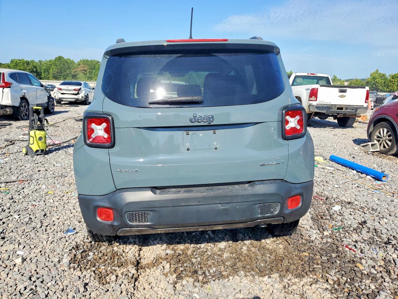 2017 Jeep Renegade Sport Turquoise vin: ZACCJBAB3HPE68820