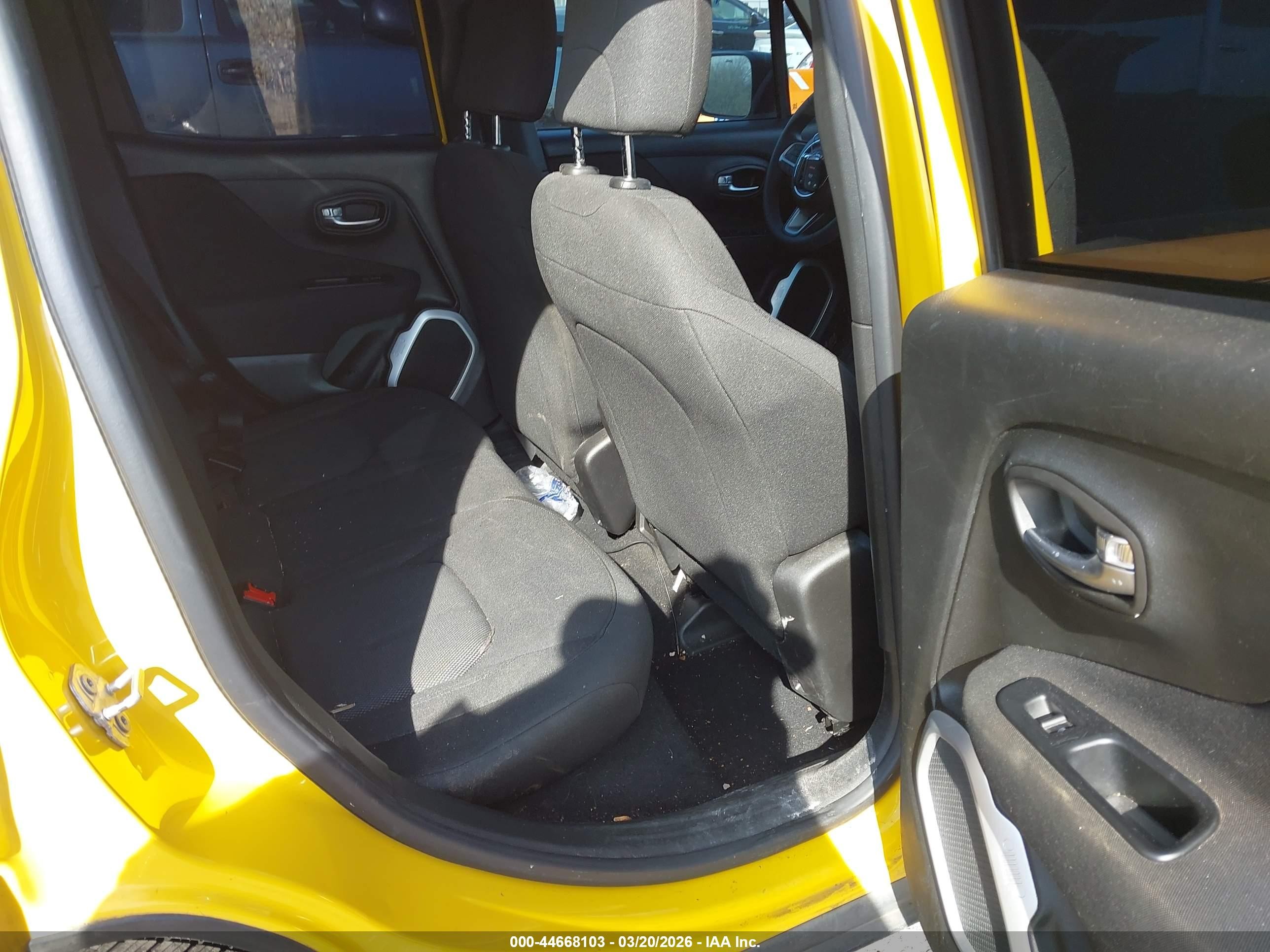 2018 Jeep Renegade Sport 4x4 Yellow vin: ZACCJBAB3JPH50445