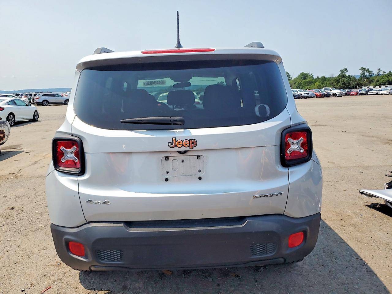 2017 Jeep Renegade Sport Silver vin: ZACCJBAB4HPF96936