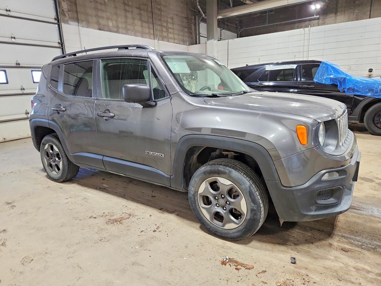 2017 Jeep Renegade Sport Black vin: ZACCJBAB4HPG55886