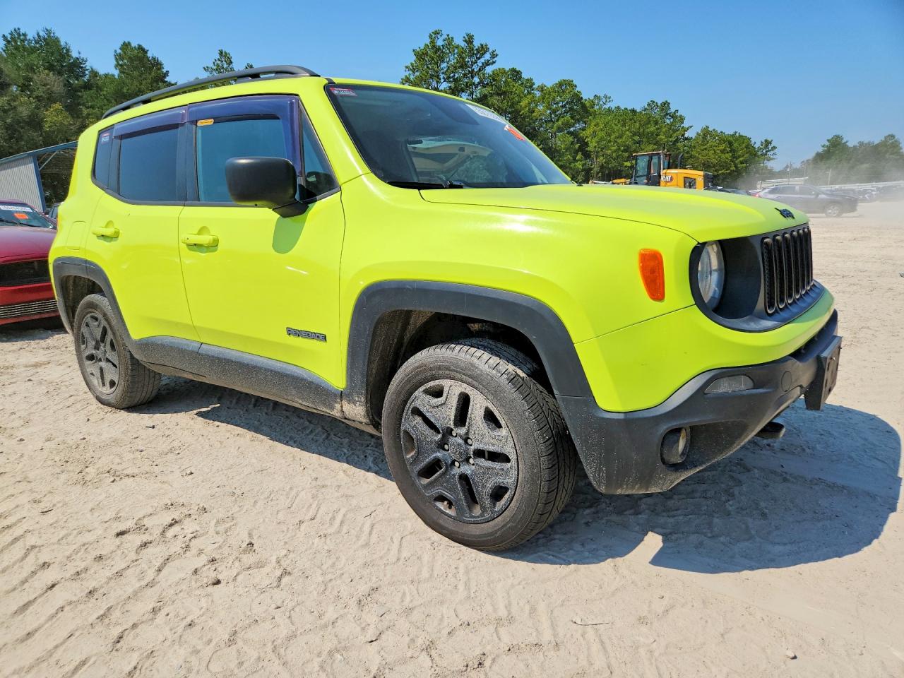 2018 Jeep Renegade Sport Green vin: ZACCJBAB5JPH73094