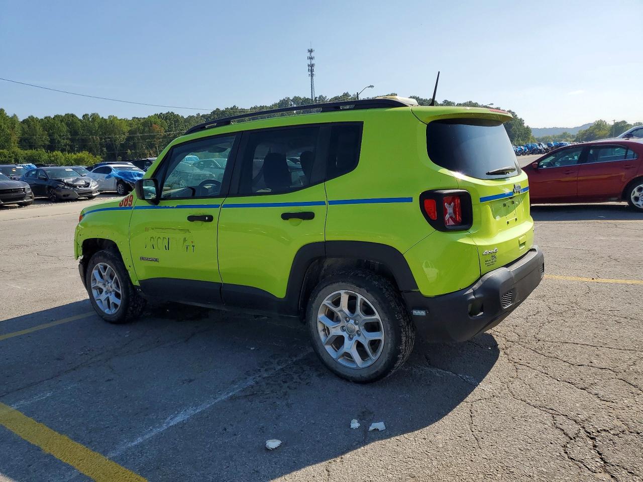 2018 Jeep Renegade Sport Green vin: ZACCJBAB5JPJ15983