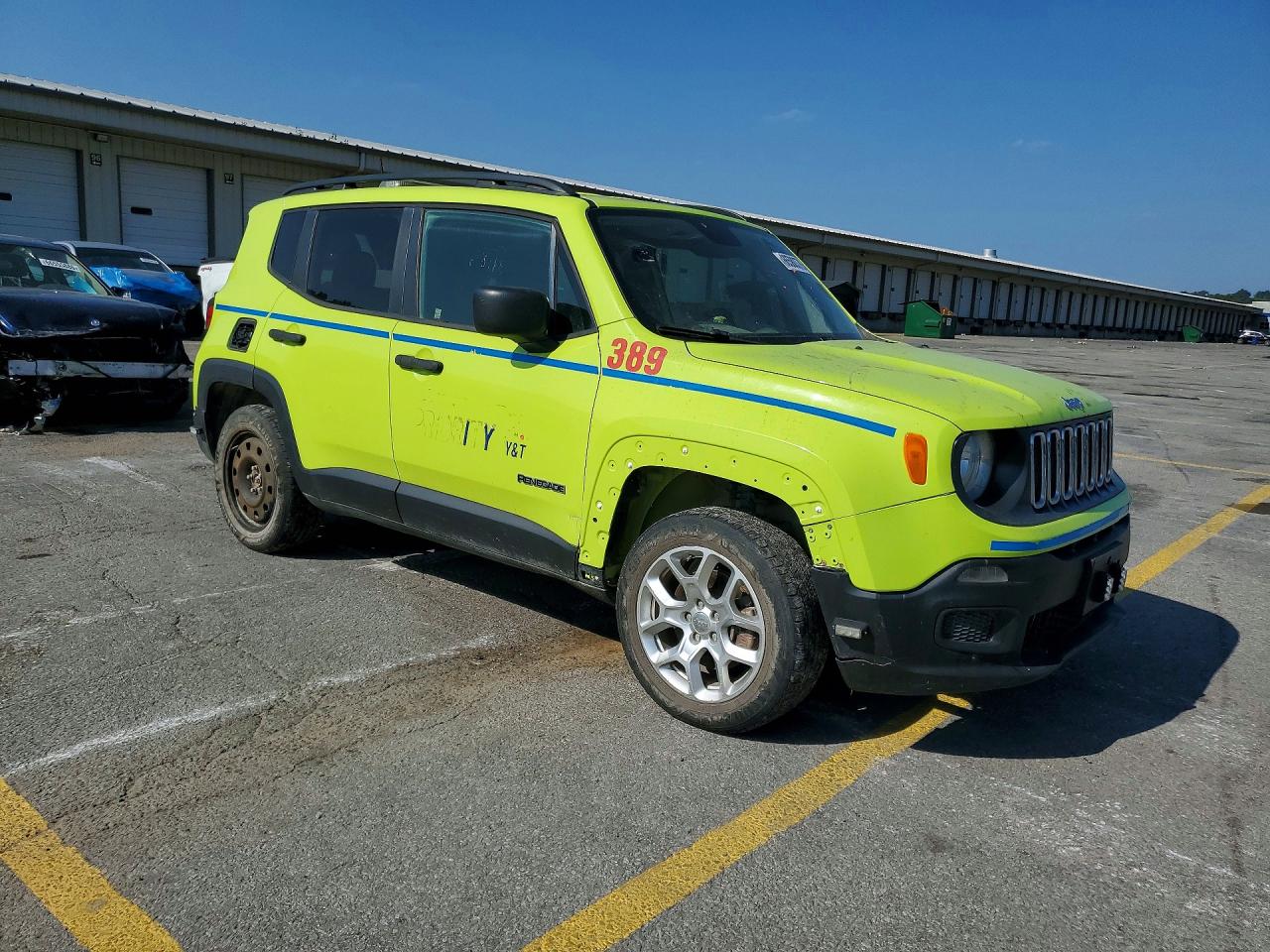 2018 Jeep Renegade Sport Green vin: ZACCJBAB5JPJ15983