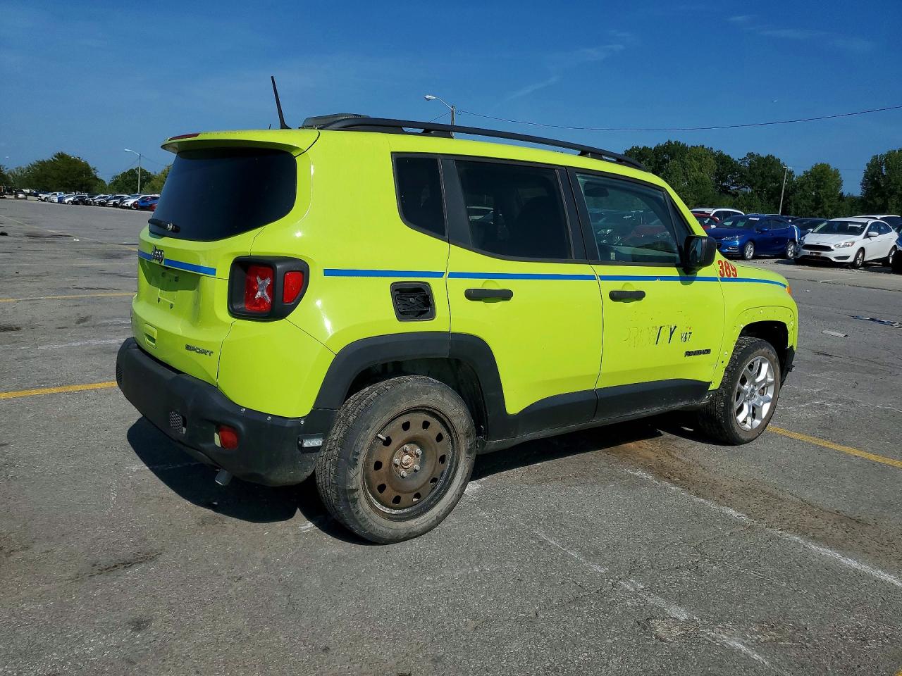 2018 Jeep Renegade Sport Green vin: ZACCJBAB5JPJ15983