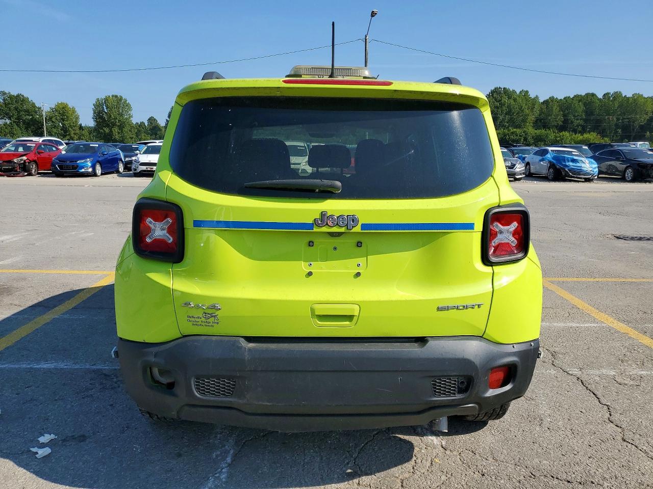 2018 Jeep Renegade Sport Green vin: ZACCJBAB5JPJ15983