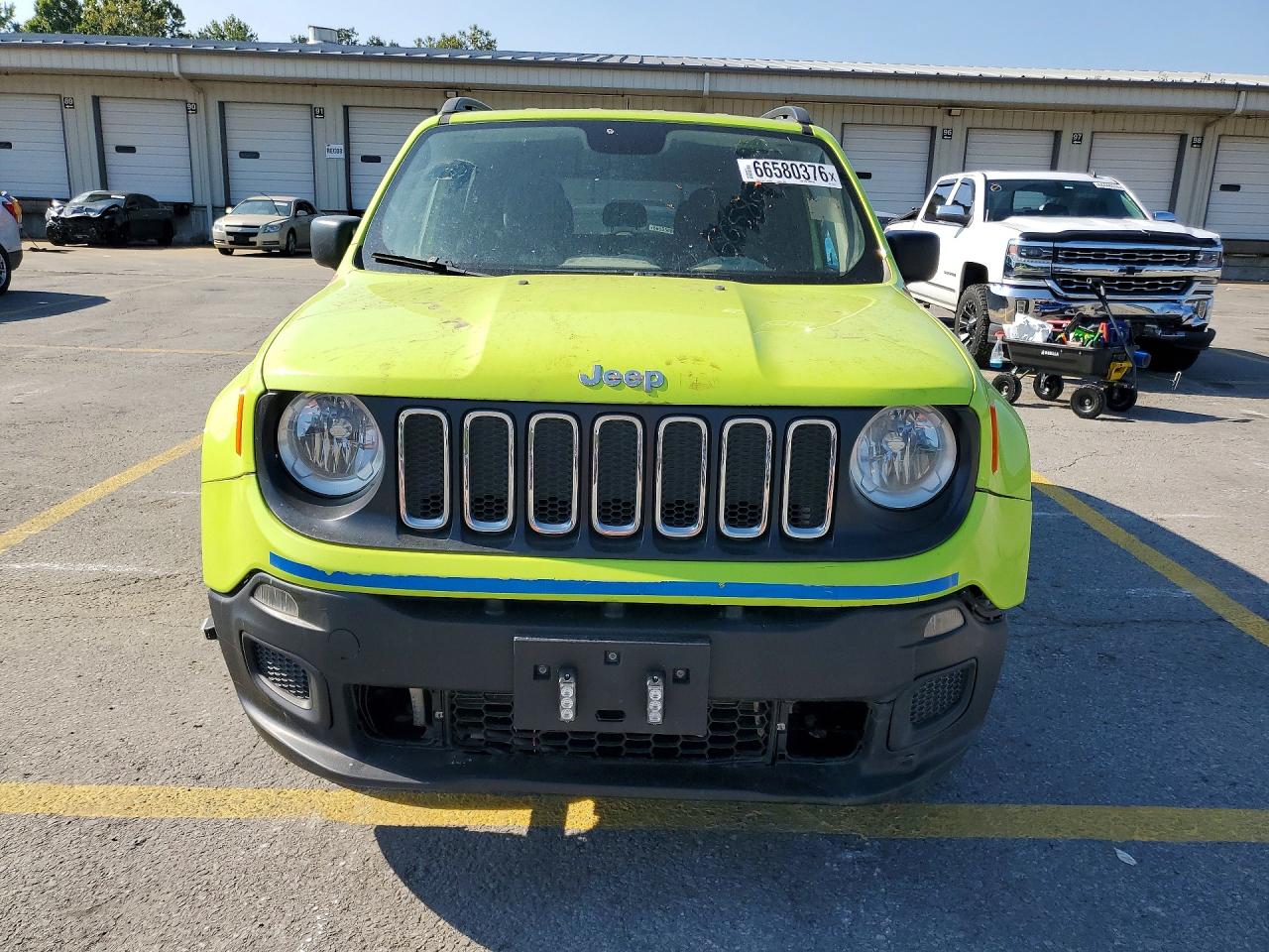 2018 Jeep Renegade Sport Green vin: ZACCJBAB5JPJ15983
