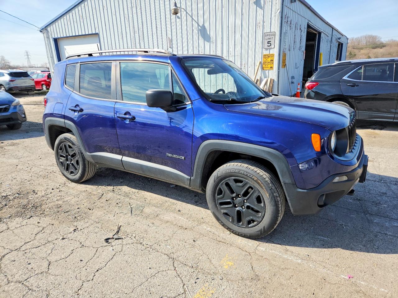2018 Jeep Renegade Sport Blue vin: ZACCJBAB8JPJ02239