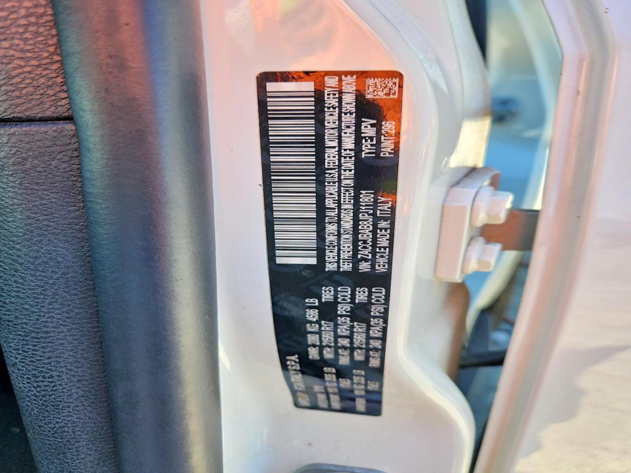 2018 Jeep Renegade Sport White vin: ZACCJBAB8JPJ11801