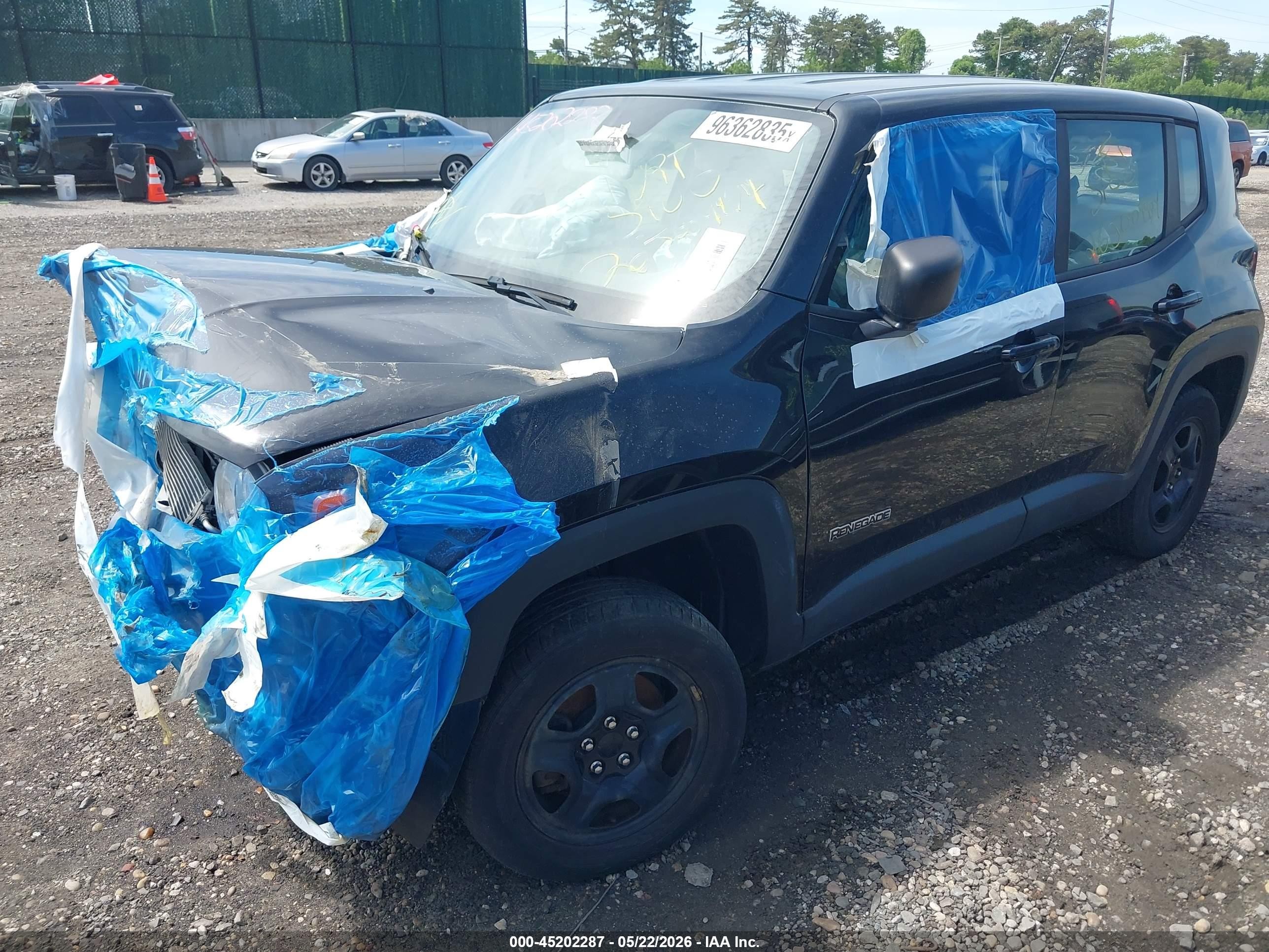 2017 Jeep Renegade Sport 4x4 Black vin: ZACCJBAB9HPE69924
