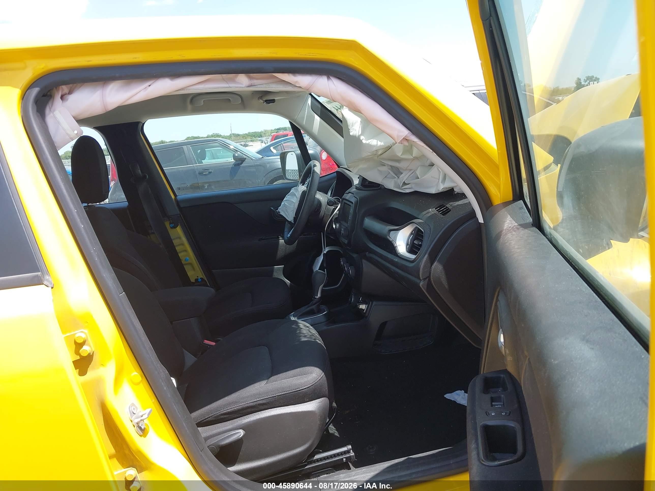 2018 Jeep Renegade Sport 4x4 Yellow vin: ZACCJBABXJPH09746
