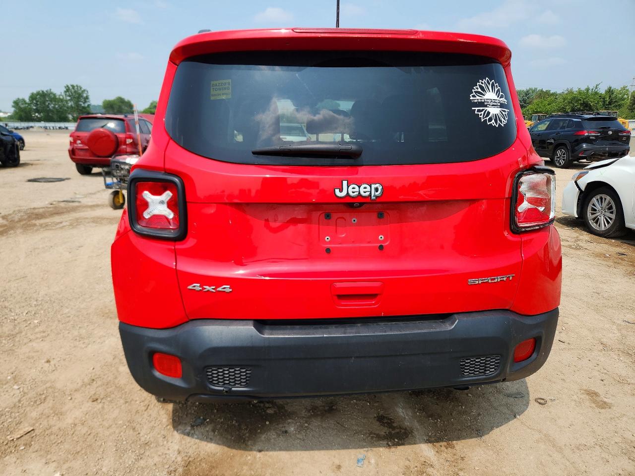 2018 Jeep Renegade Sport Red vin: ZACCJBABXJPH20200
