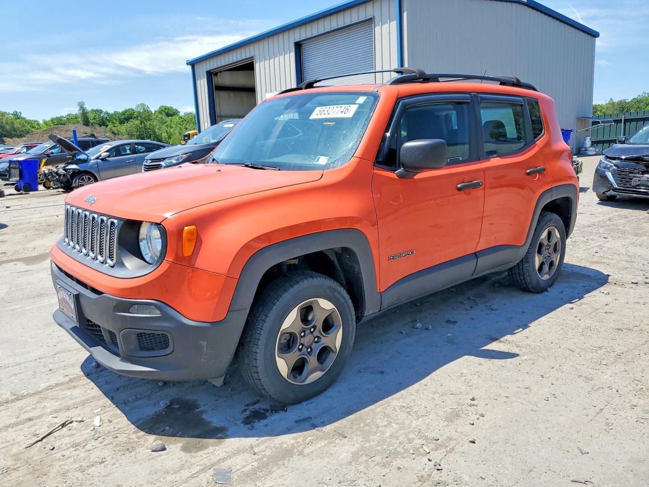 2015 Jeep Renegade Sport Orange vin: ZACCJBAHXFPC02910