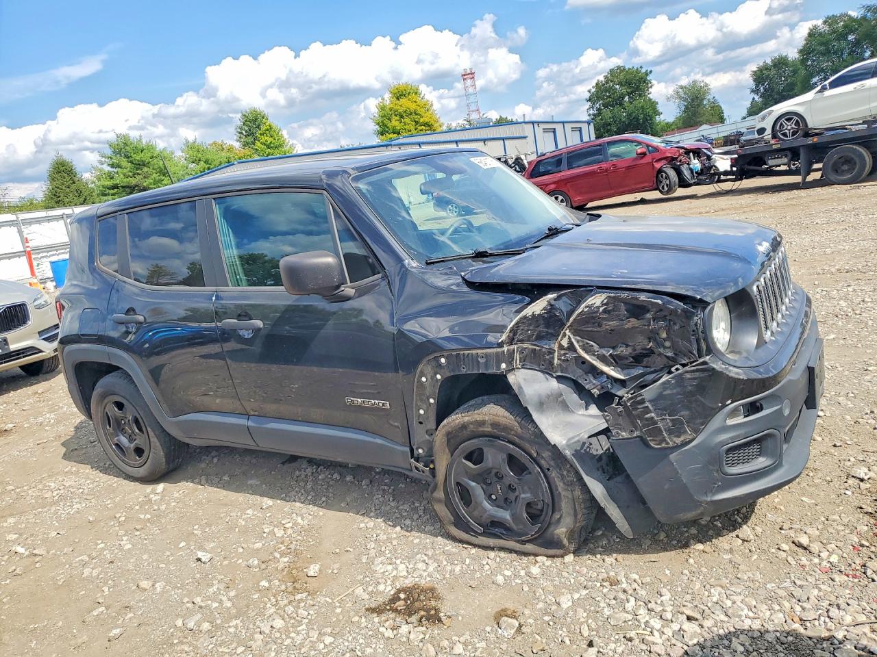 2015 Jeep Renegade Sport Black vin: ZACCJBAT0FPB53486
