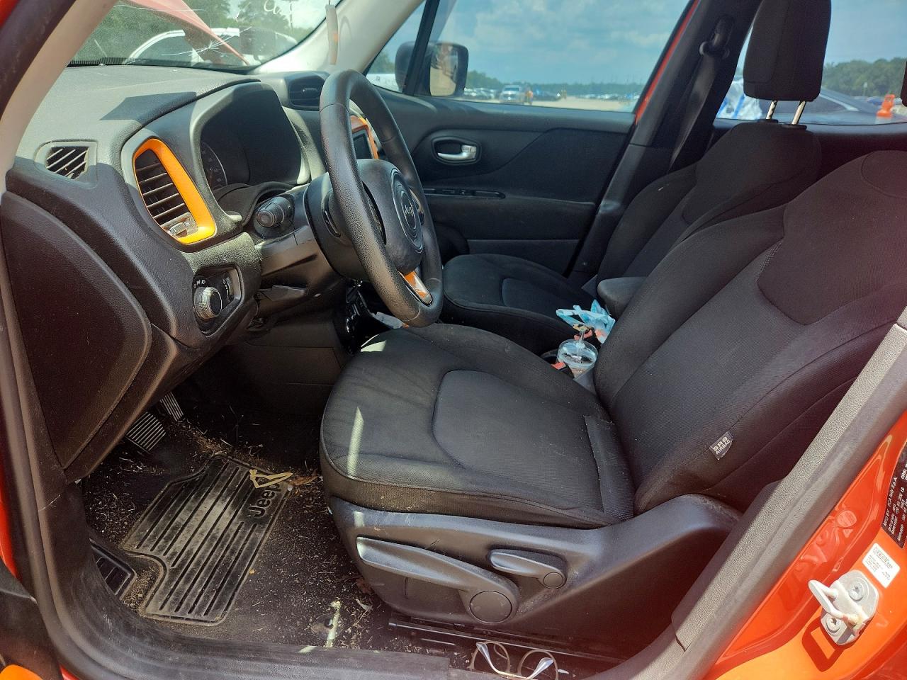 2015 Jeep Renegade Sport Orange vin: ZACCJBAT5FPC30859